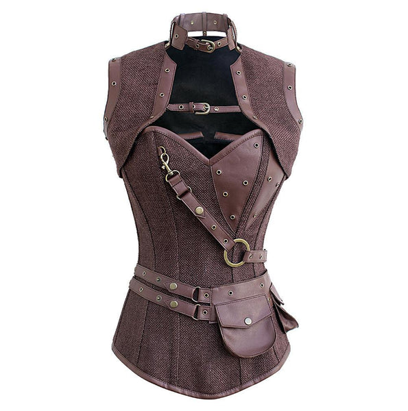Ali Steampunk Corset - Corsets Queen US-CA