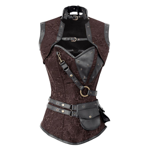 Alianna Steampunk Corset - Corsets Queen US-CA