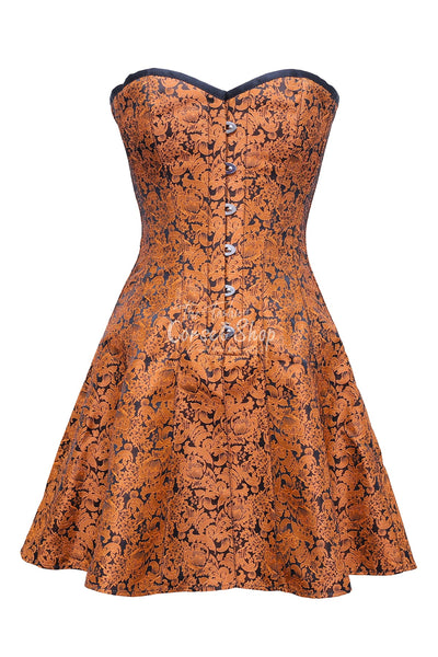 Redondo Brocade Corset Dress