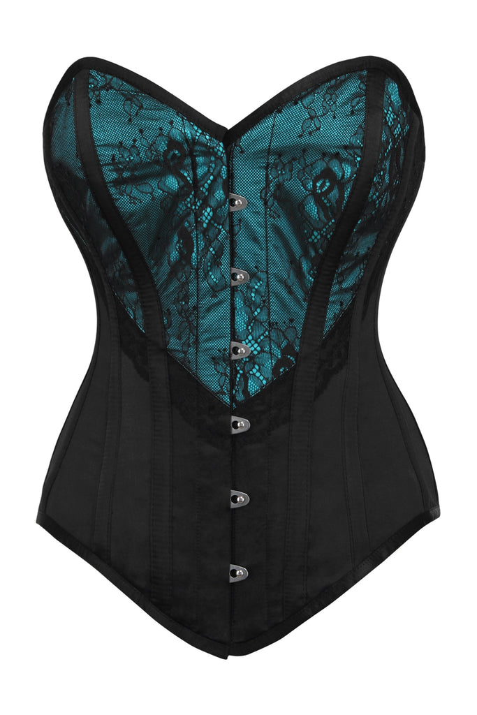 Lagineae Red Overbust Corset - Corsets Queen US-CA