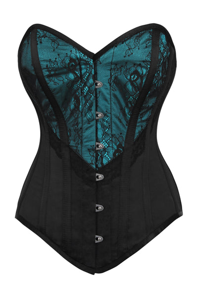 Lagineae Red Overbust Corset - Corsets Queen US-CA
