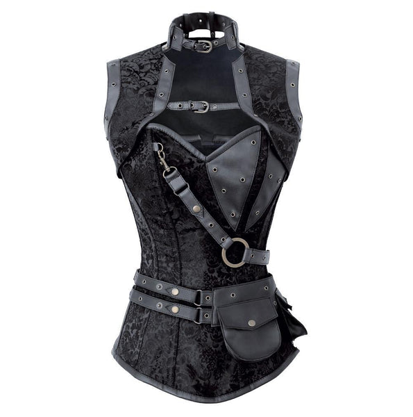 Aliah Steampunk Corset - Corsets Queen US-CA