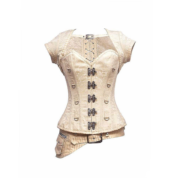 Cassie Steampunk Overbust Corset - Corsets Queen US-CA