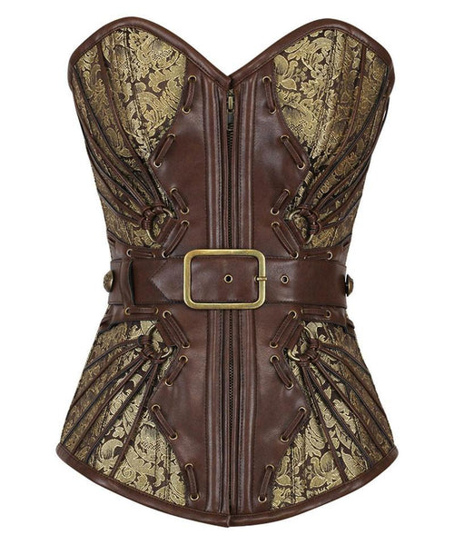 Baker Gold Steampunk Buckle Corset